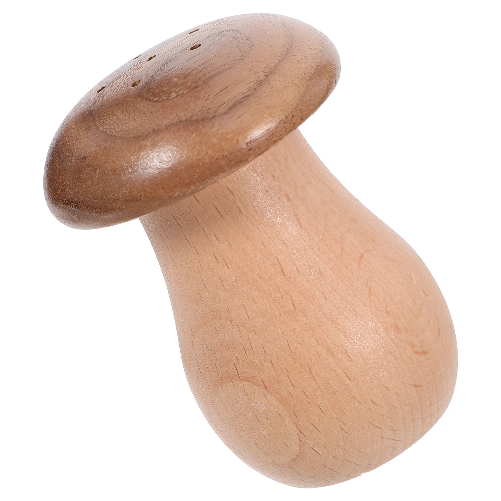 

Mushroom Toothpick Dispenser Solid Wood Holder Mushrooms Mushroom-shaped Container Beech