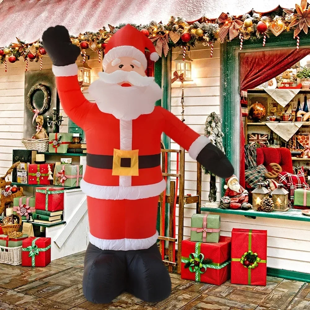 

Giant Inflatable Santa Claus Outdoors Christmas Decorations for Home Yard Garden Decoration Merry Christmas Welcome Arches 2023