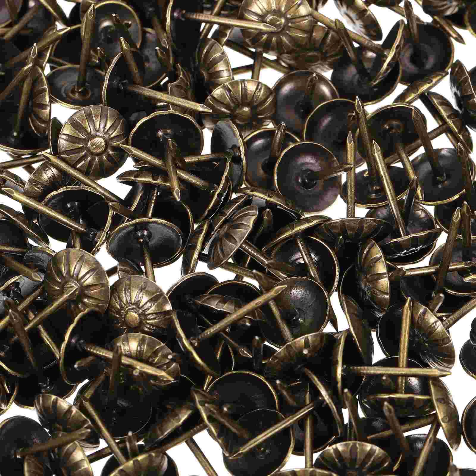 300 Pcs Interior Retro Nails Decorative Push Pins Iron Vintage Accessories Upholstery Tacks