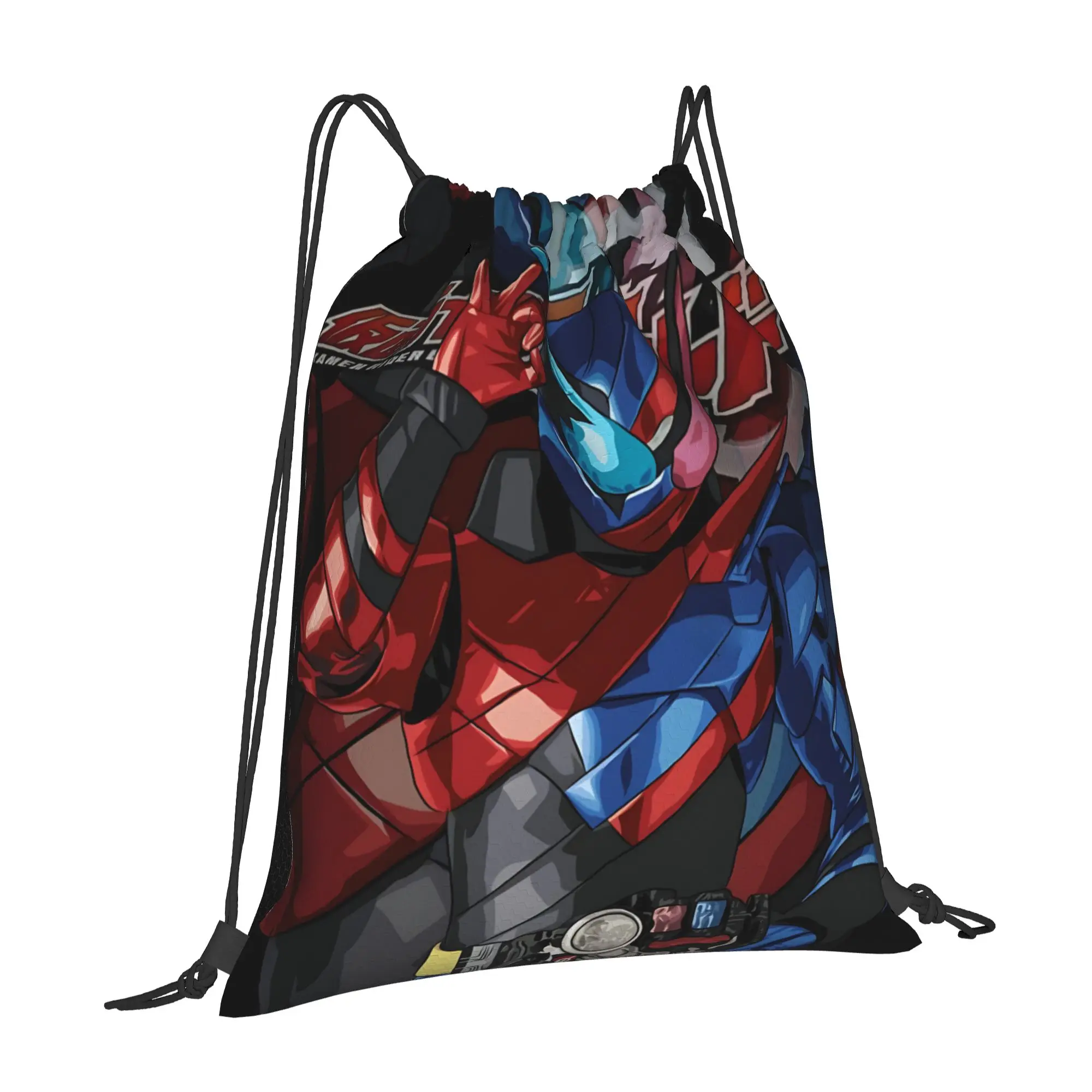 gym Pouch Kamen Rider  Drawstring Bags Travel Unisex Storage Organize Bundle Pocket Rope Bag