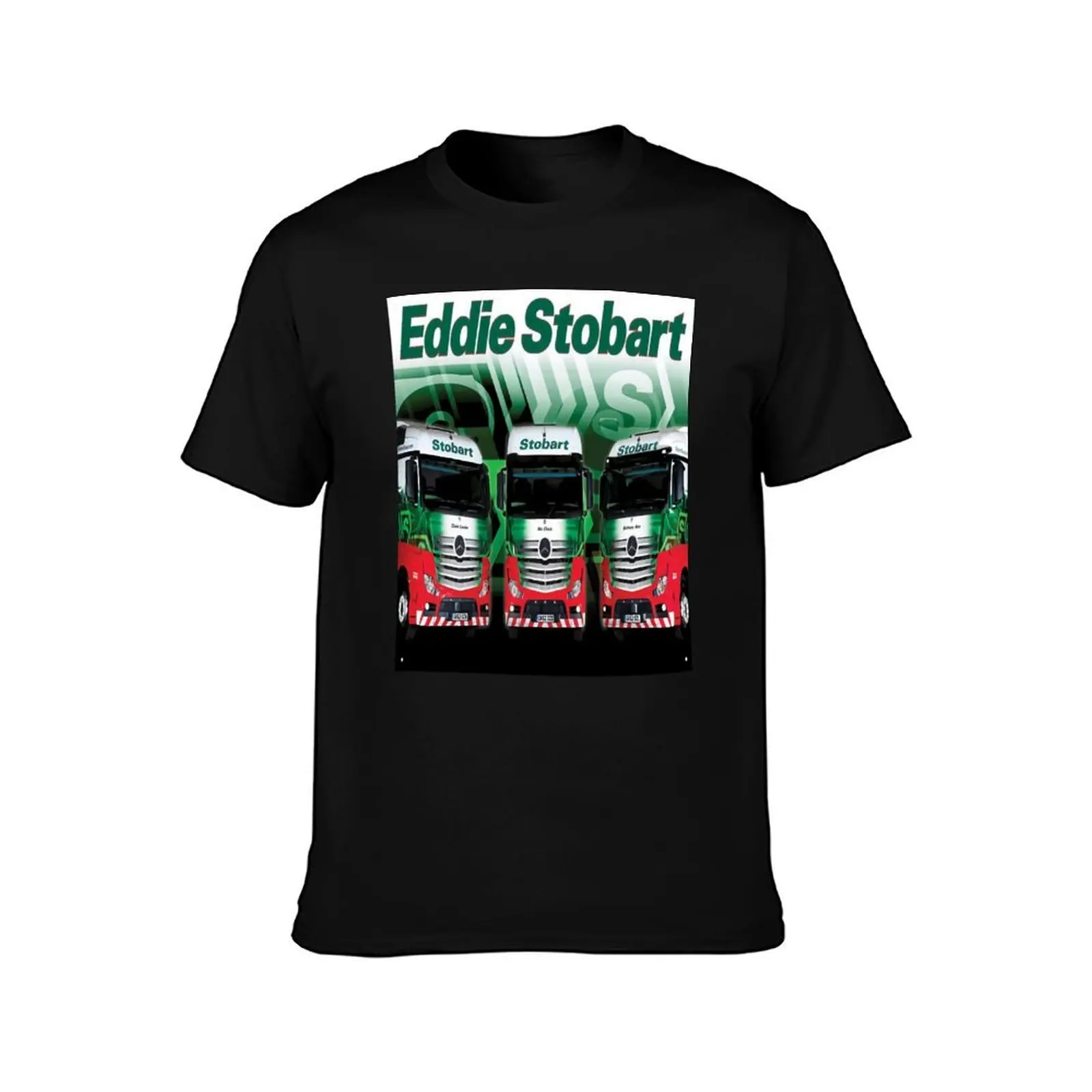 eddie stobart trucks eddie jobs lorry names dagenham stoba T-Shirt Short sleeve tee plus size men clothing