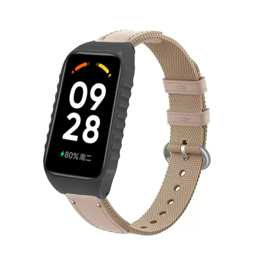 حزام بديل للفرقة الذكية من شيومي 8 ، سوار معصم نشط ، سوار نايلون لريدمي باند 2 ، سوار ساعة ذكي ، ملحقات كوريا