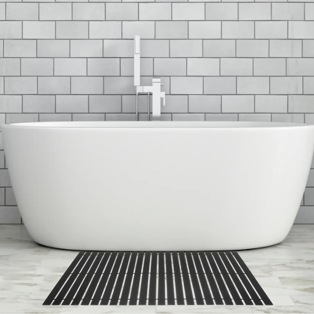 

Bath Non-Slip Shower Floor Mat For Bathroom Bathtub Non Slip Mat Tub Decor Natural Wood Anti-Slip Door Pad