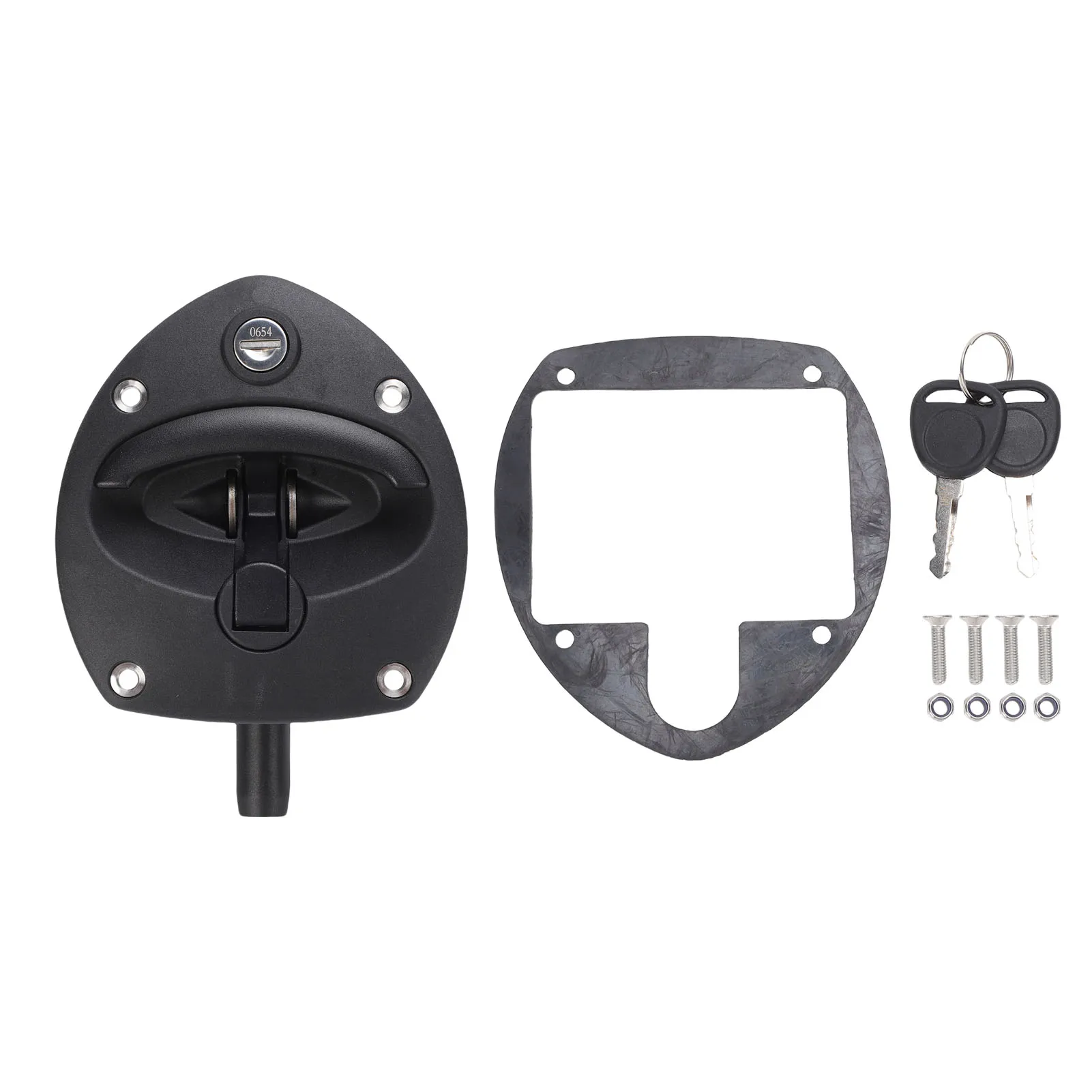 

RV Generator Door Latch T Handle with 2 Keys 0406 0972 01 Convenient Operation Replacement for Cummins Generator