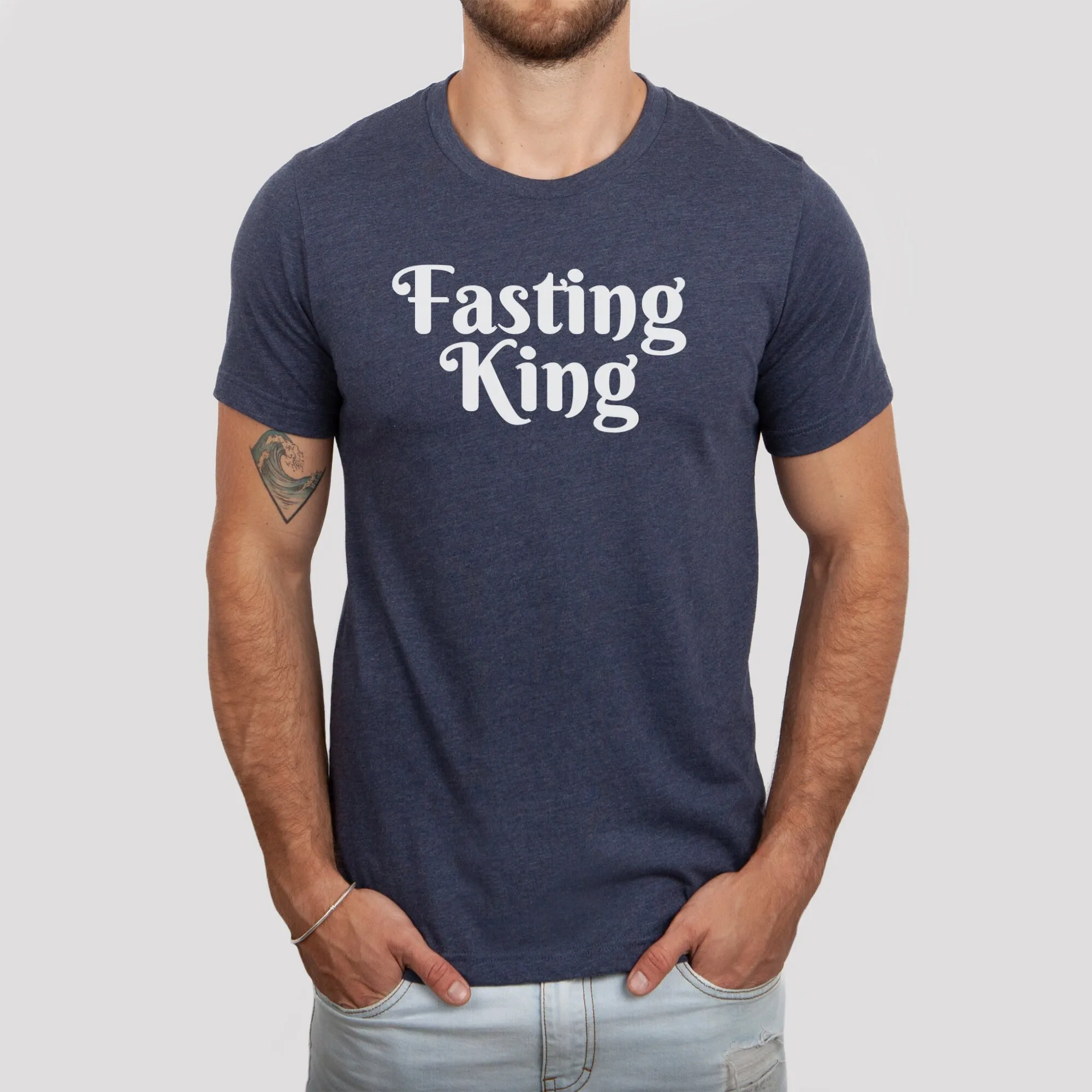 Fasting King And Queen Shirt Couples Keto Low Carb T Fitness Diet Motovation Weight Loss Autophagy