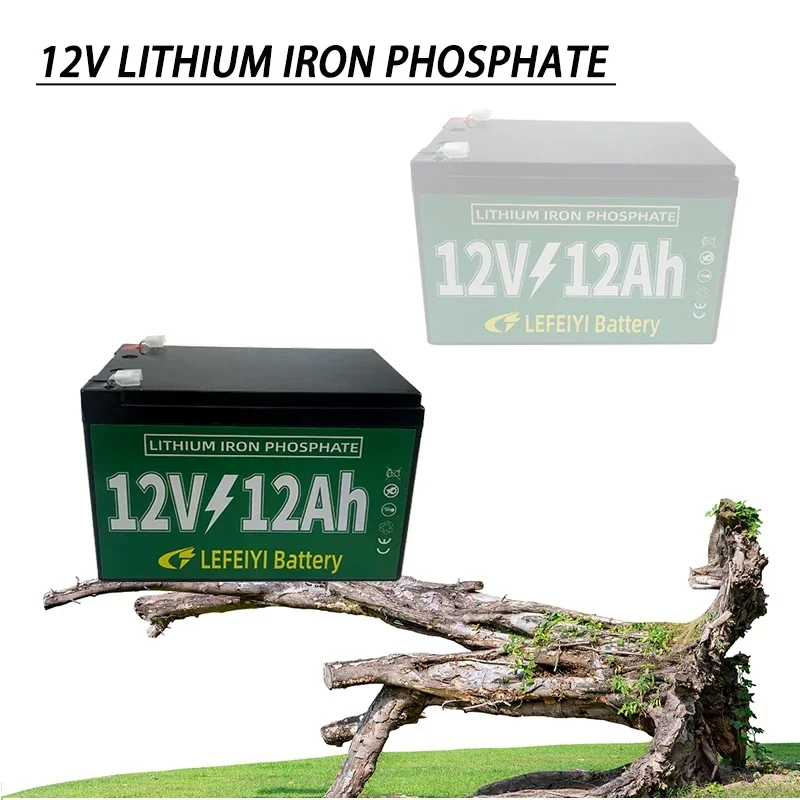 🚧12V 12000mAh Lifepo Battery Pack 12Ah For Children's Toy Car, Solar Street Lights Andother Small Equipment Power Supply Tool🧸