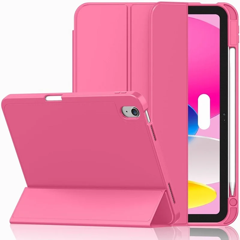 Für iPad 10. und 11. Generation A16 10,9 11 Zoll Weiche Leder-Folio-Hülle mit Schlaf-Wach-Funktion Stoßfeste Solide Schutzhülle – Detail 15
