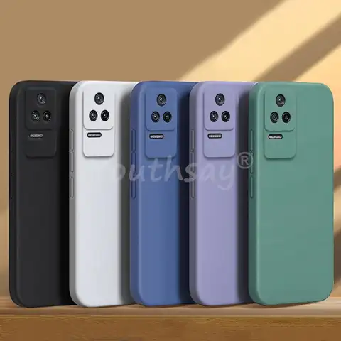 For Xiaomi POCO F4 Case For POCO F5 Pro F4 M4 Pro X4 Pro C40 M5 M5S X5 Pro Case Silicone TPU Protect Rubber Bumper Cover