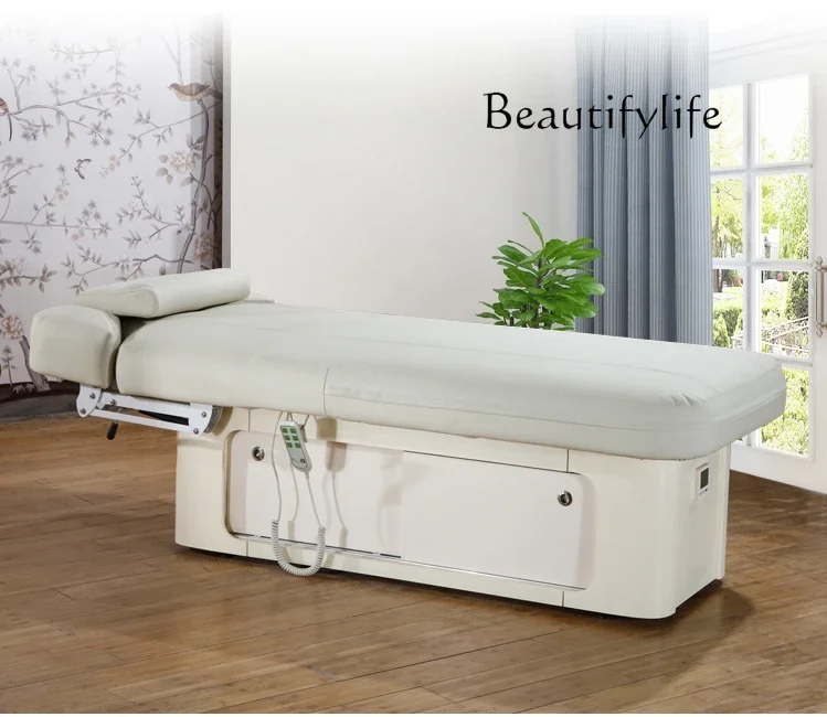 Electric Beauty Bed Beauty Salon Special Massage Constant Temperature Heating Physiotherapy Bed Ear Cleaning Bed