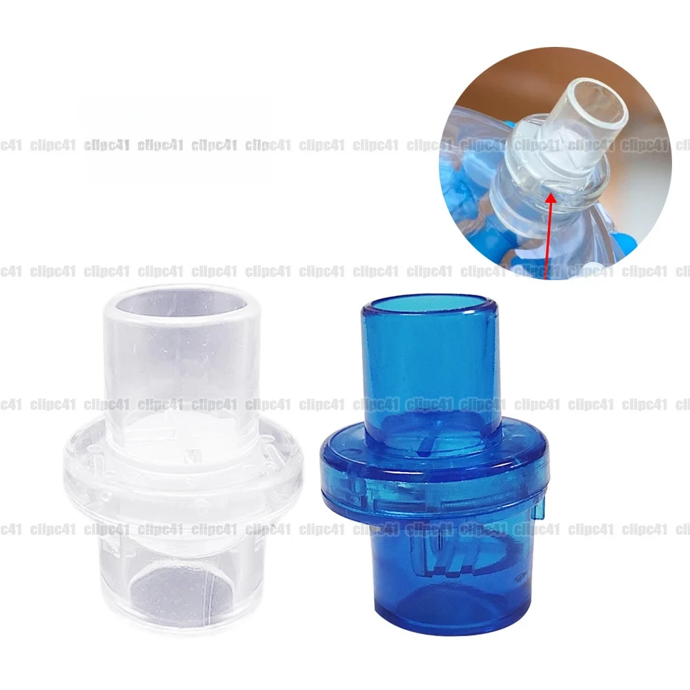 100Pcs Reuseable Cpr Emergency Respirator Filter Plug Professional First Aid CPR Breathing Mask Rescuers Artificial Respiration