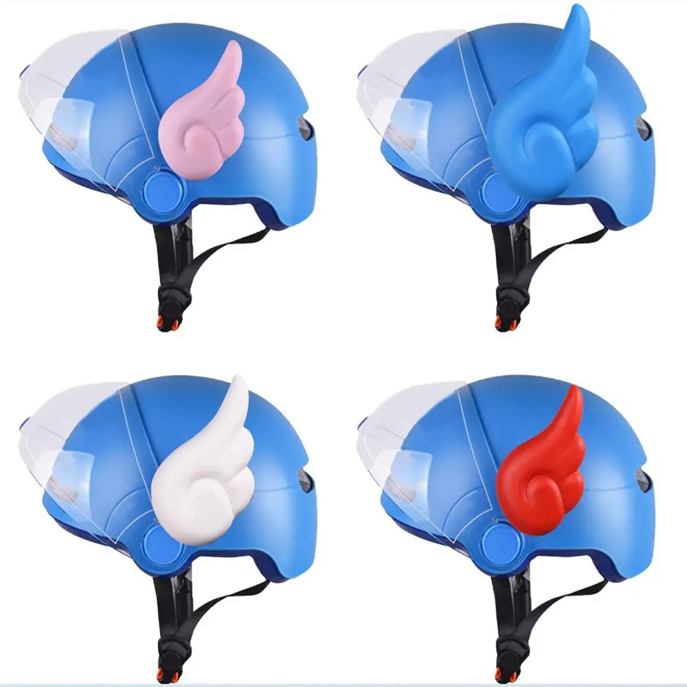Universal Bicycle Scooter Cycling Supplies Angel Devil Wings Stickers Motorcycle Motorbike Easy to Install Helmet Decoration