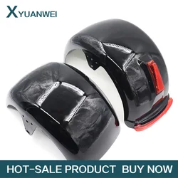 Front or Rear Fender Mudguards With Taillights Plastic Shell For Citycoco Electric Scooters Chinese Harley Scooter  Parts