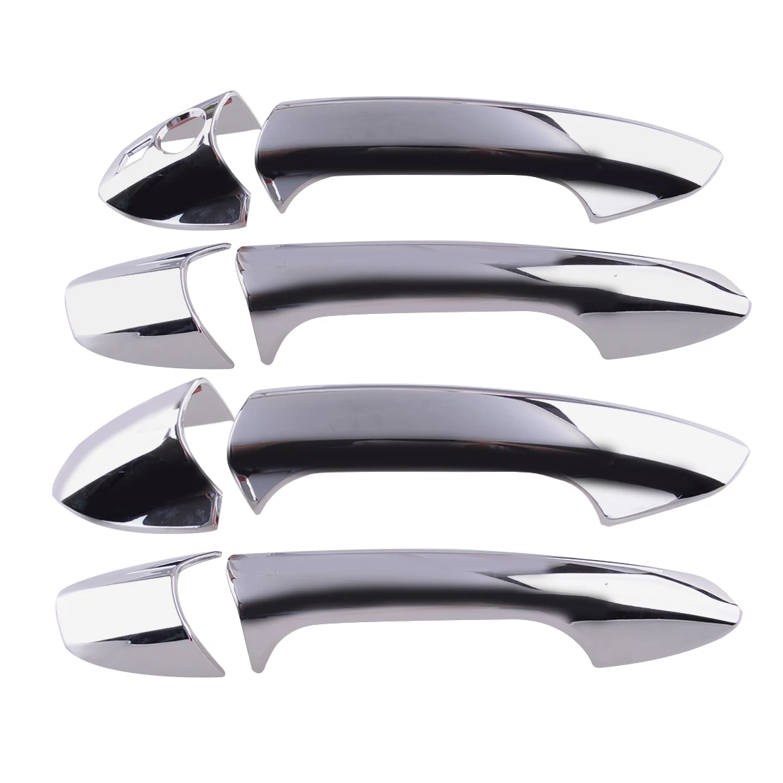 

Exterior Door Handle Cover Trim Cap Kit Silver Chrome Fit for Mercedes Benz B C E GLK ML CLA W246 W204 W212 X204 W166 W117 LHD