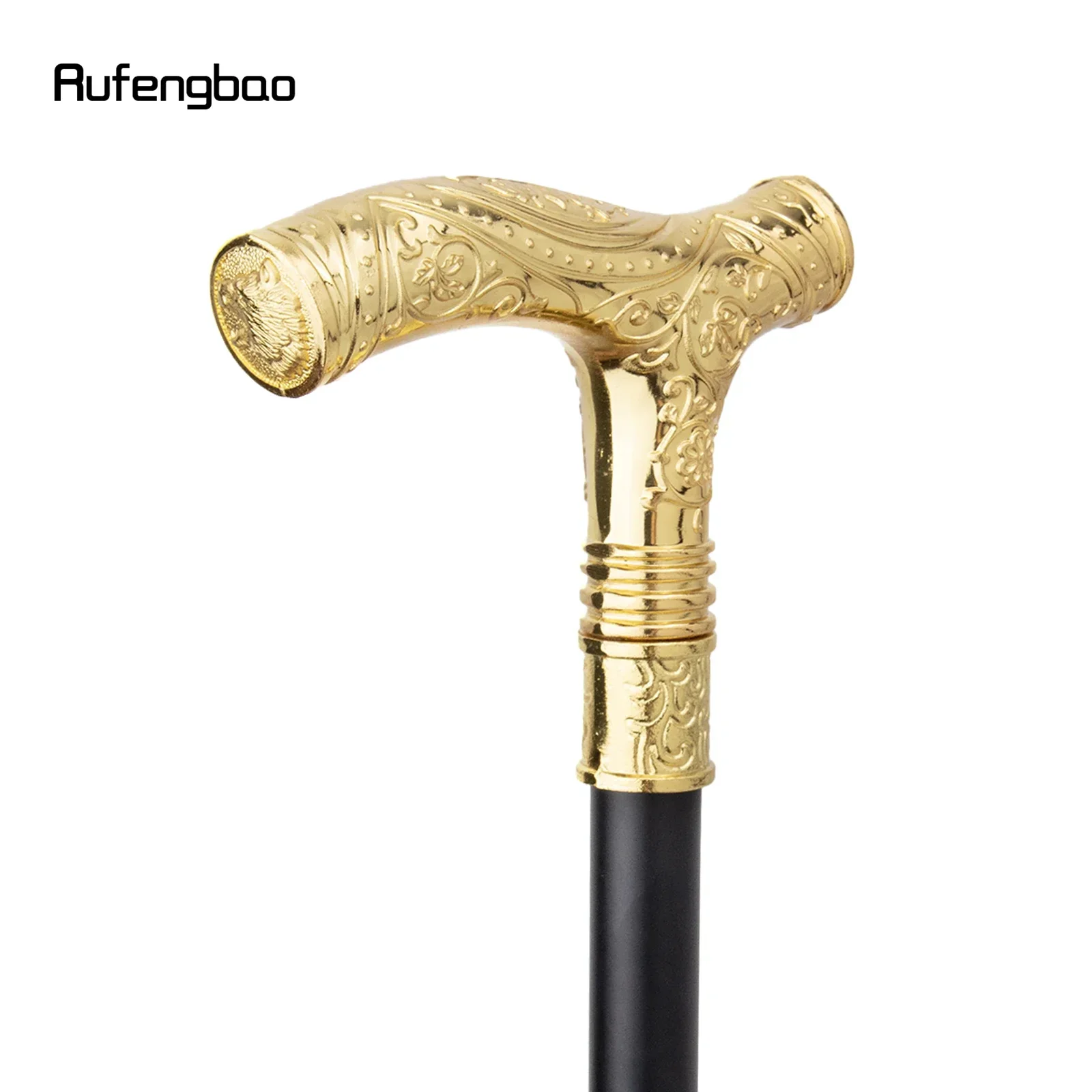 الذهبي طافوا الدب رئيس زهرة واحدة مشتركة عصا للمشي الزخرفية Cospaly حزب عصري قصب هالوين Crosier 93 سنتيمتر