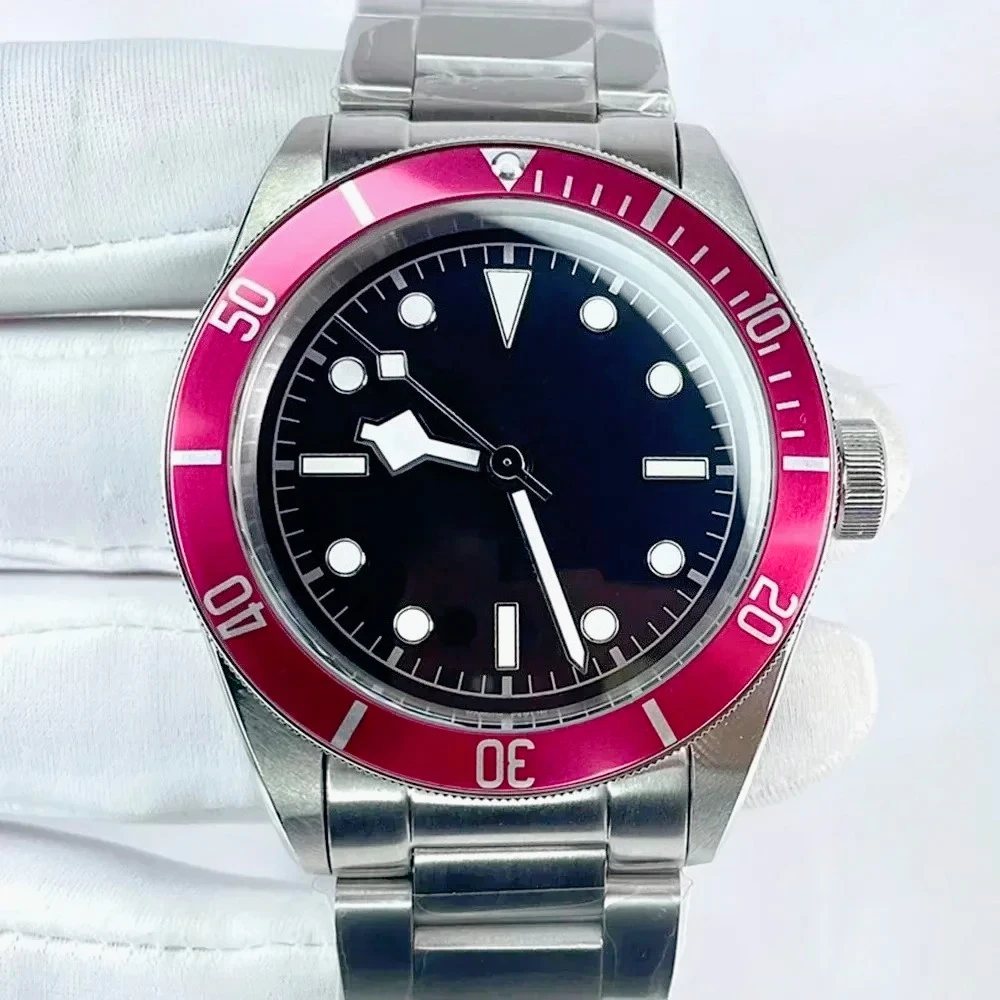 Luxury Trendy Solid Steel Bracelet Business Sport Men Automatic Mechanical Watches 2026 New Smooth Black Stylish watch