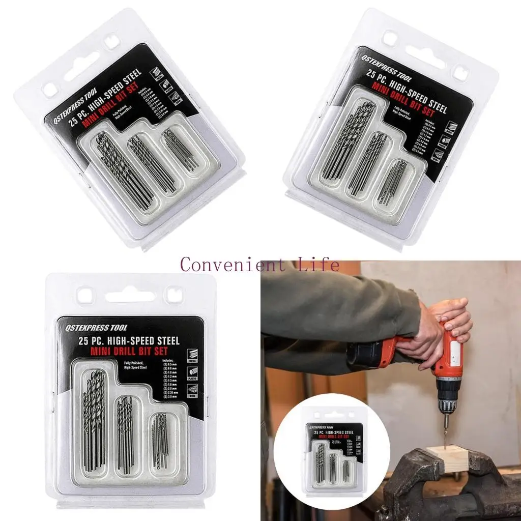 

L1EE 20/25PCS Высокоскоростные стальные спиральные биты для подробного изготовления дерева