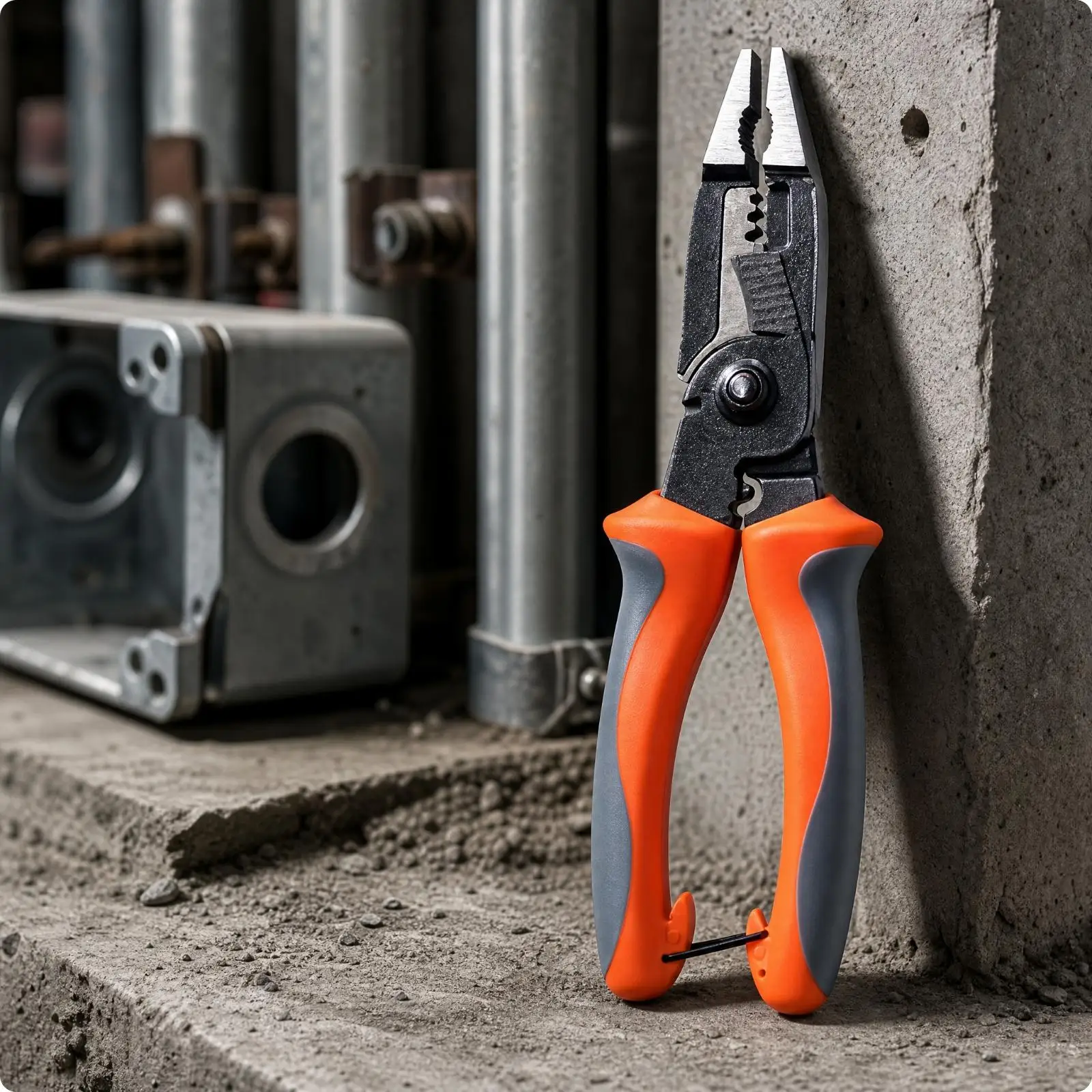 All in One Wire Stripping Pliers High Carbon Steel Crimping Tool for Electrical Maintenance and Repair Use