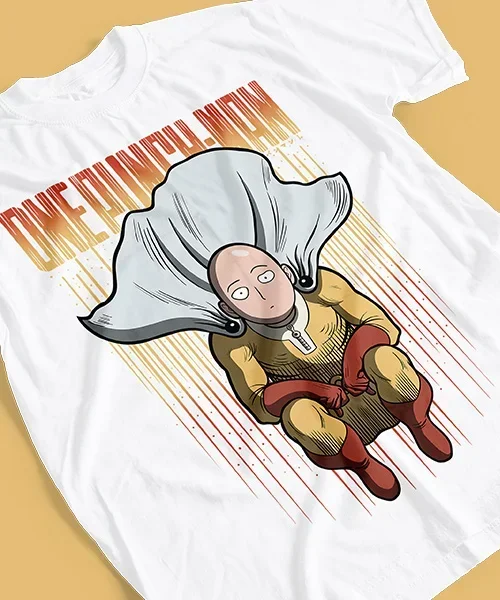 Camiseta unisex One Punch-Man Cotton anime T-shirt
