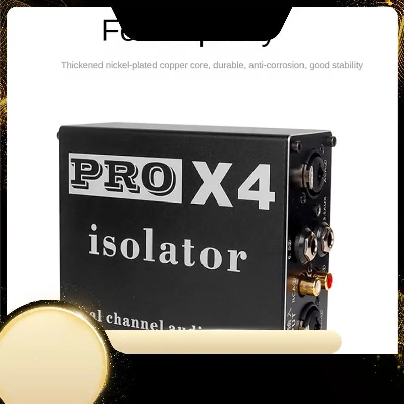 

PRO X4 Аудио шумоизолятор 6,5 мм 3,5 мм XLR RCA Аудио шумоизолятор, токовый акустический фильтр Заземляющий фильтр