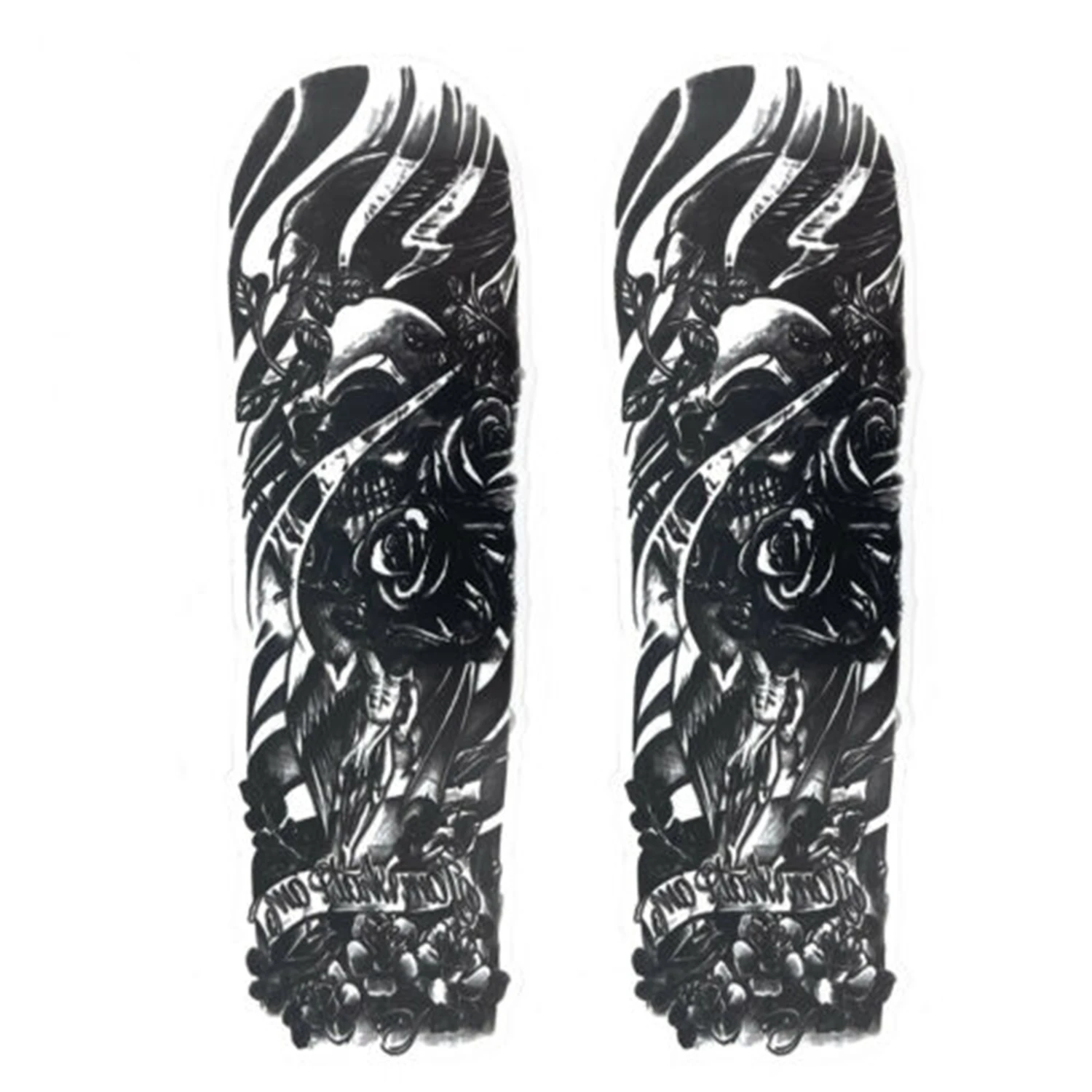 Universal Motorcycle Custom Front Fork Skull Decal Sticker Tattoo Tag Paster For Harley Yamaha Honda Suzuki Bmw