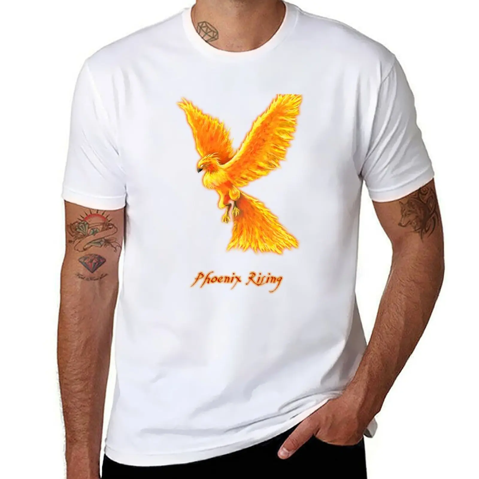

Phoenix Rising T-Shirt t shirt man casual anime t shirts for man T-Shirt