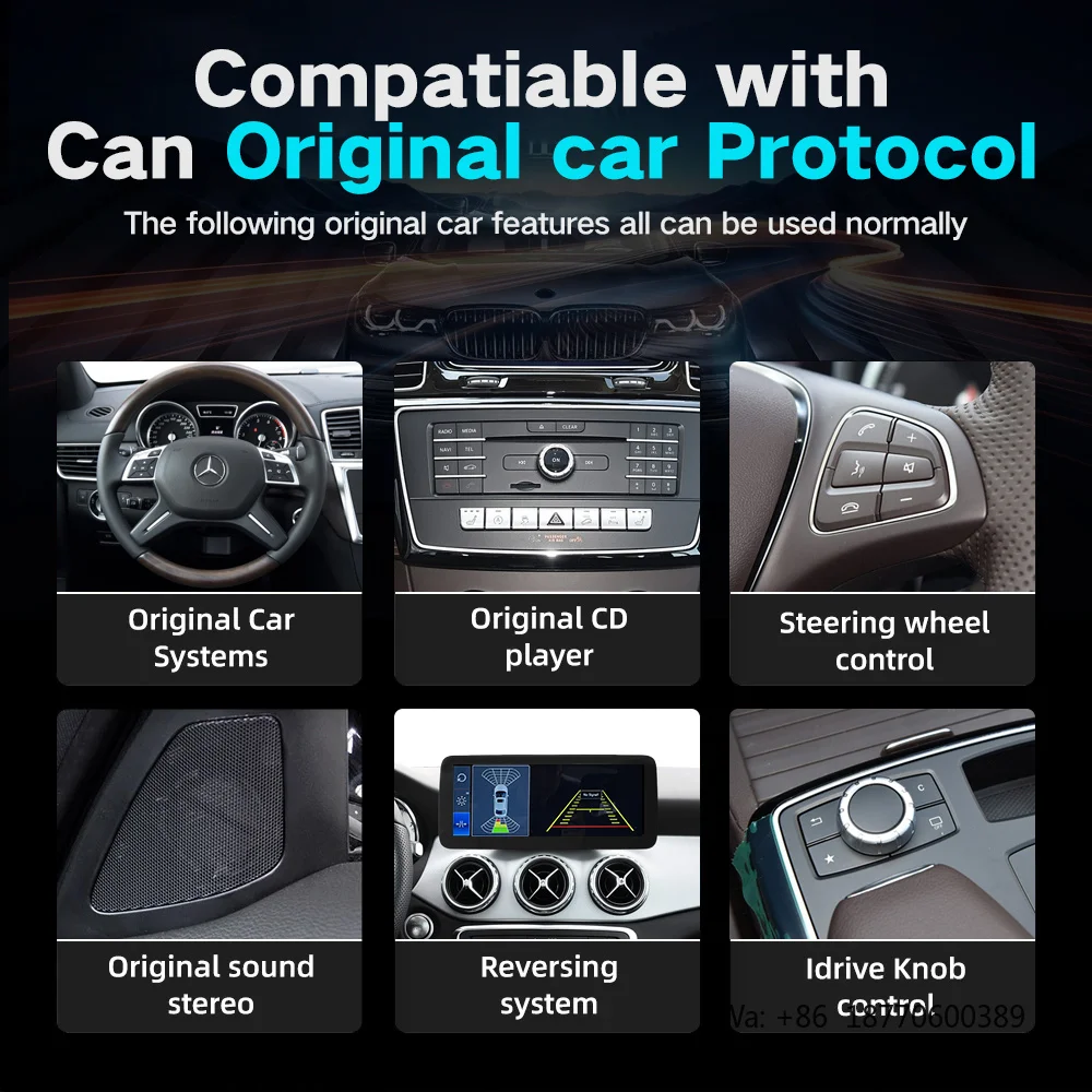 10.25''12.3" Android Multimedia Player Car Audio Upgrade Screen for Mercedes Benz GLA/A/B NTG 4.5 13-15 Car Android Player view 5