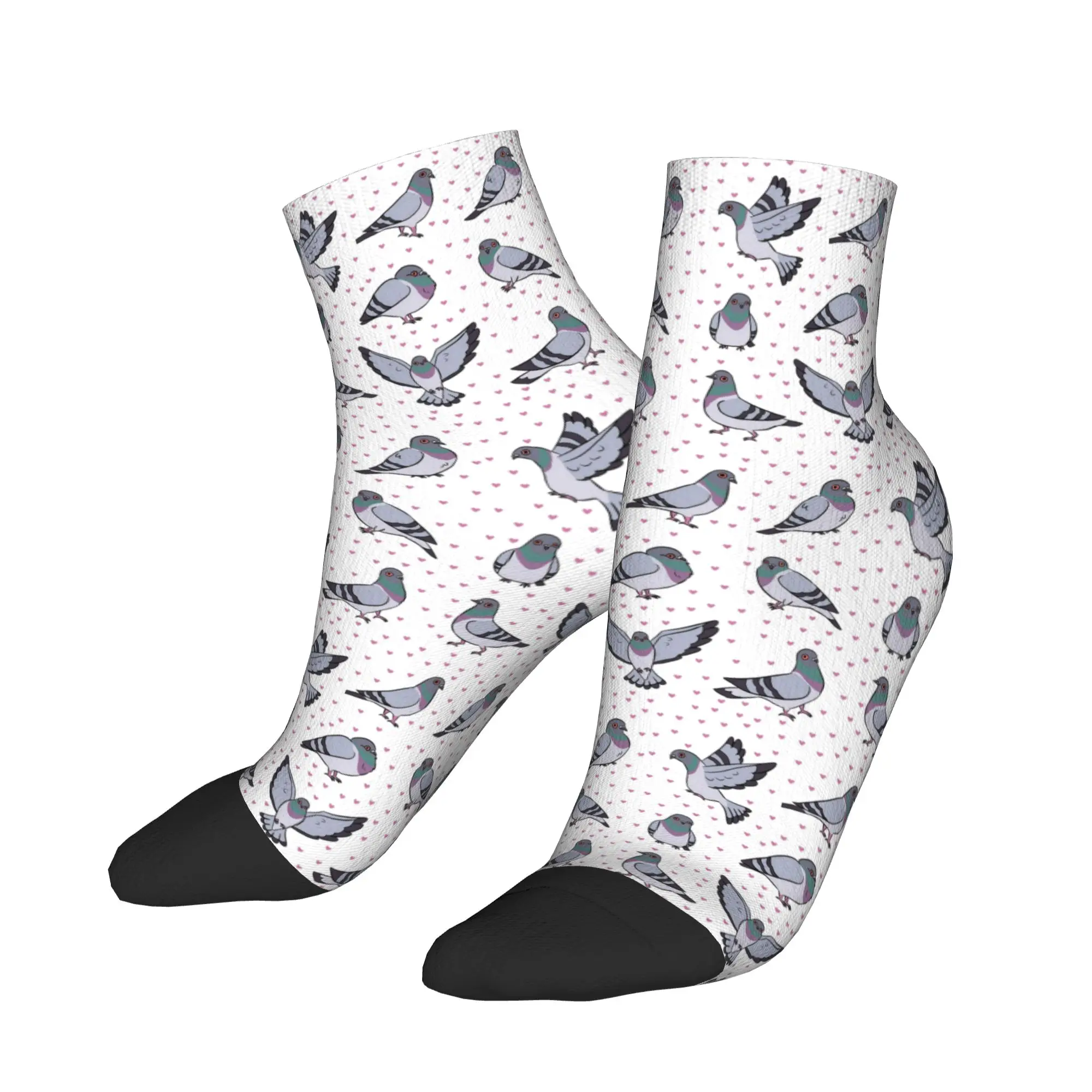 

Милые носки с мультяшными голубятинами, в стиле Харадзюку, впитывающие пот, всесезонные носки, аксессуары для унисекс, подарок на день рождения