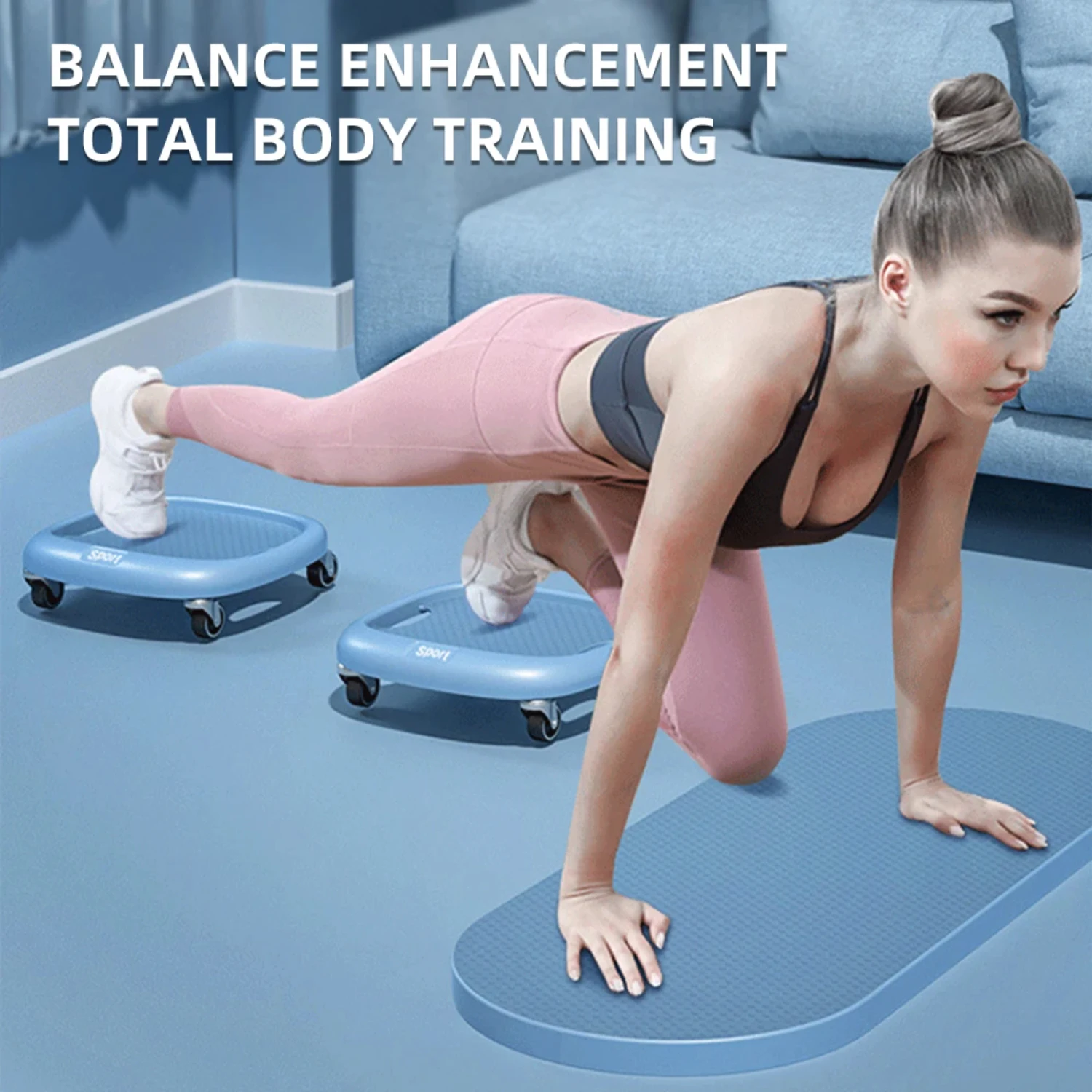 

Exercise Roller Wheels Abdominal Muscle Flat Plate Exercise Wheel Training Plate Abdominal Sports Exercise Equipment