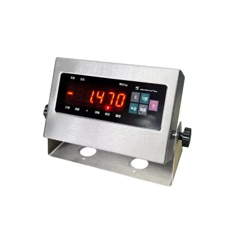 XK3190-A12+ESS Stainless steel Waterproof Corrosion-resistant  Instrument Loadmeter Livestock Weighing Controller for Load Cells