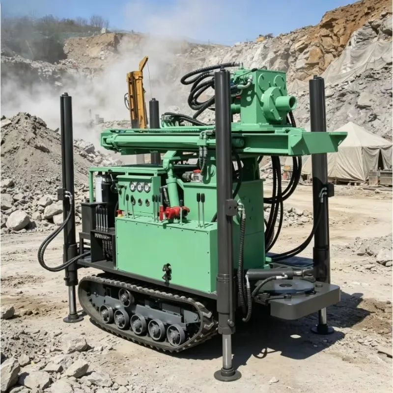 【Industrial】Hydraulic Pneumatic Water Well Drilling Rig 160M 200M 300M Deep Well Wheeled Crawler Air DTH Drilling Machine For Wa