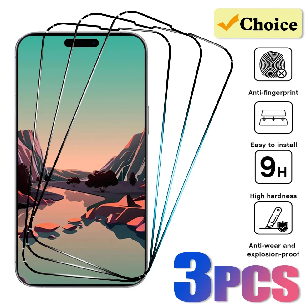 3PCS Tempered Glass… - image