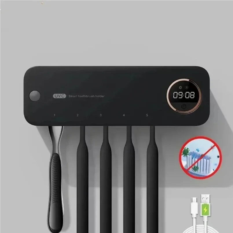 toothbrush-razor-storage-sterilizer-rechargeable-tooth-brush-holder-wall-mount-with-led-display-bathroom-accessories
