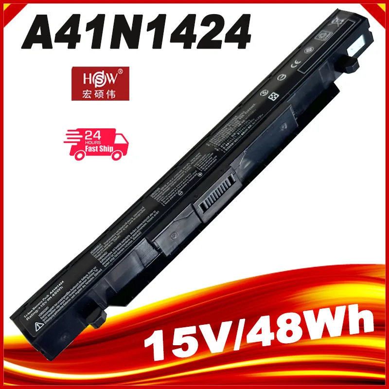 A41N1424 Laptop Battery for ASUS ROG FX-Plus/PRO ZX50 ZX50J ZX50JX ZX50V ZX50VW GL552 GL552J GL552JW GL552V GL552VW FZ50 FX50VW