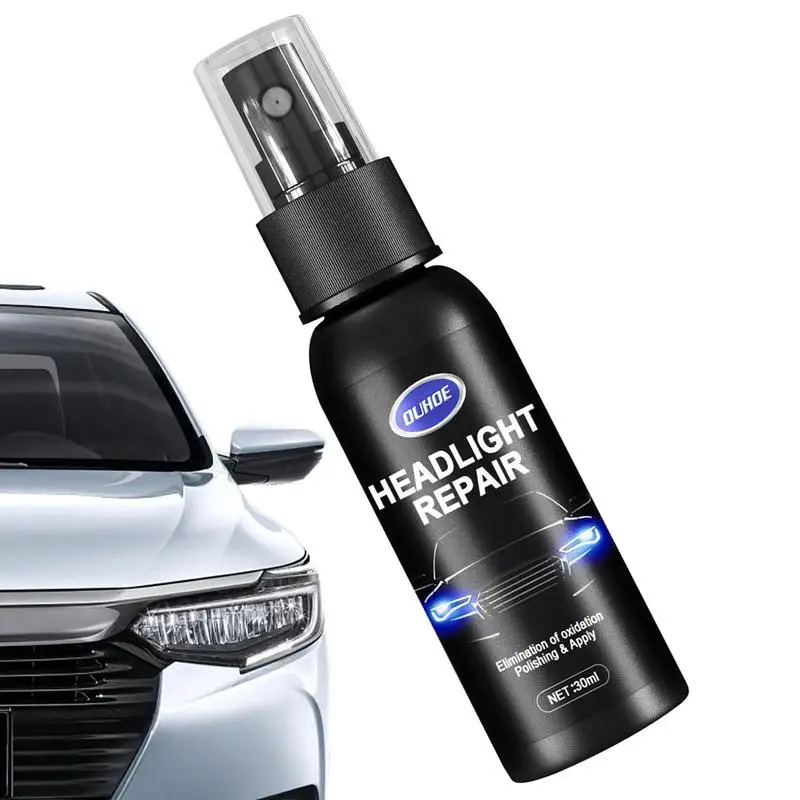 

Car Headlight Repair Fluid 30ml Transparent Non-Stick Restoration Agent Automotive Repair Agent With Strong Adhesion