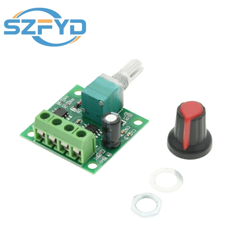 1.8V 3V 5V 6V 12V PWM DC Motor Speed Controller Module Speed Controller Potentiometer Knob Switch Kit Adjustable Drive Module image 3