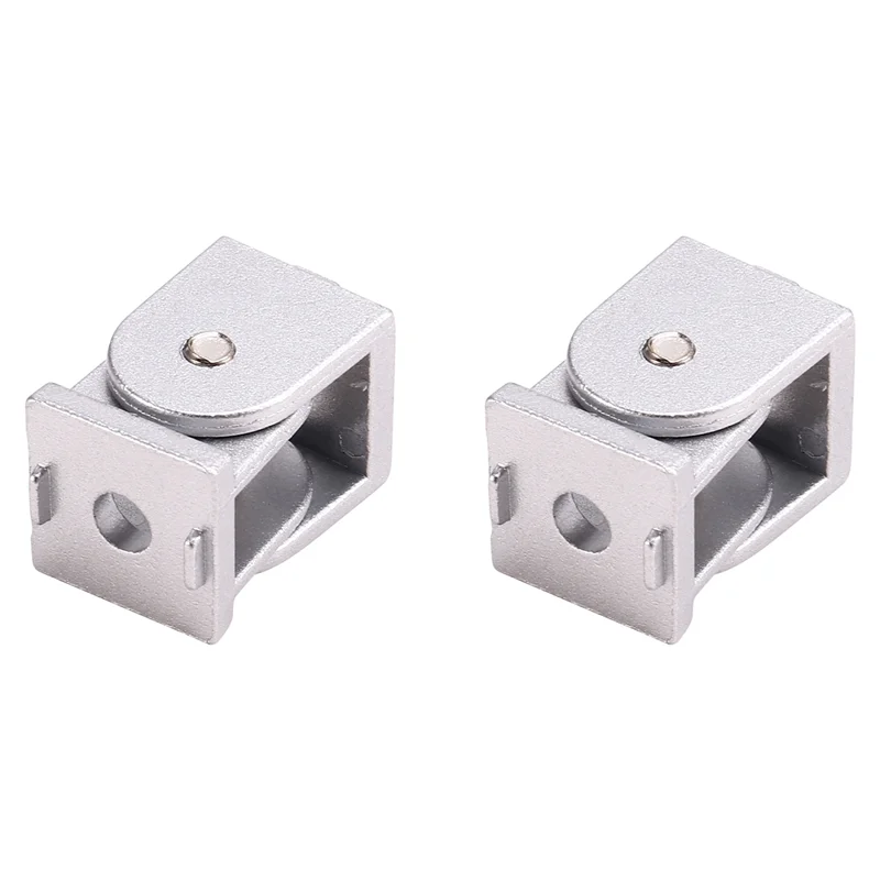 

ABMI-2X 2020 Series Aluminum Extrusion Profile Die-Cast Zinc Alloy Flexible Pivot Joint Connector For Aluminum Profile,