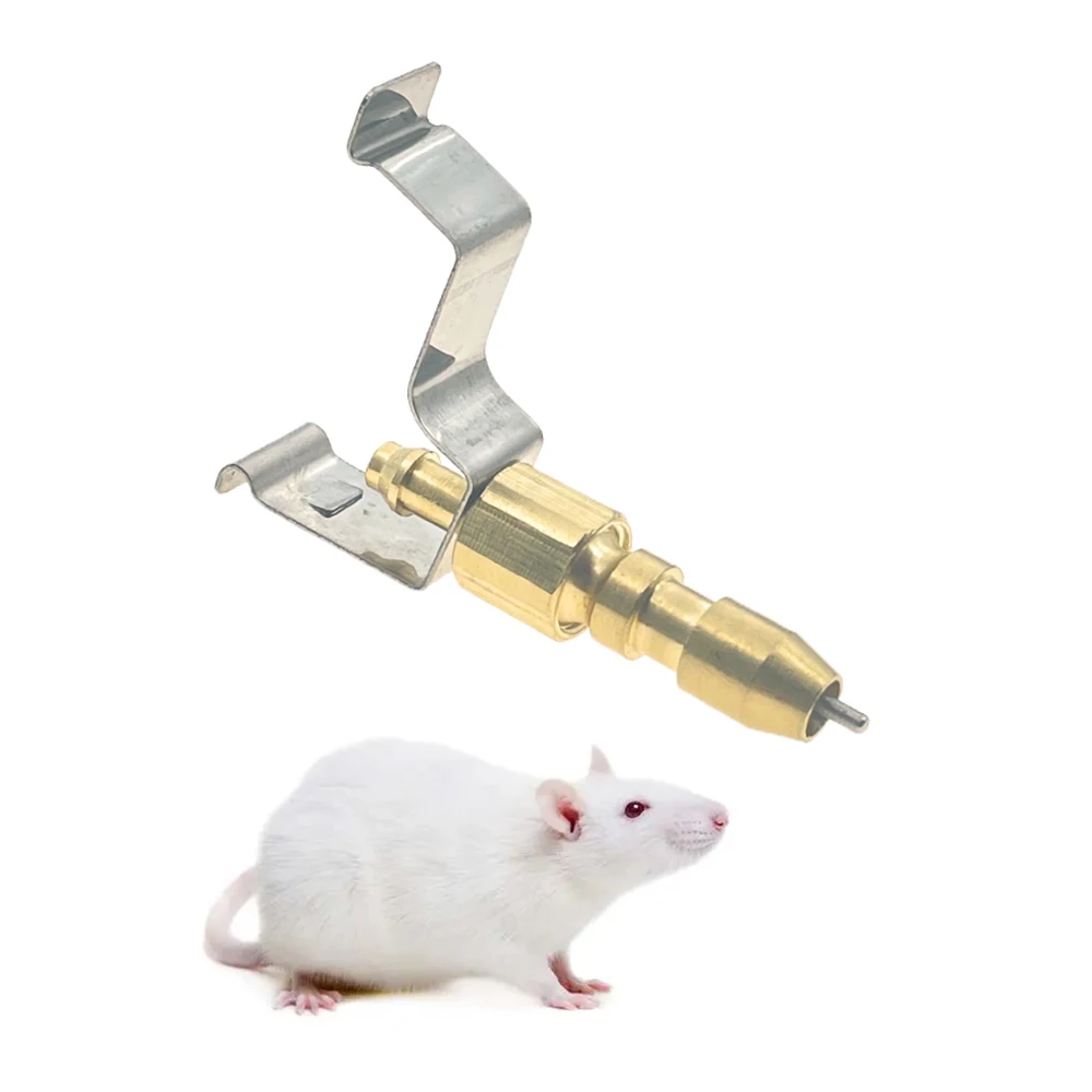 10PCS New Design Small Animal Rodent Rat Mouse Hamster Snake Automatic Water Drinker Drinking 360 Degree Copper Material Tools