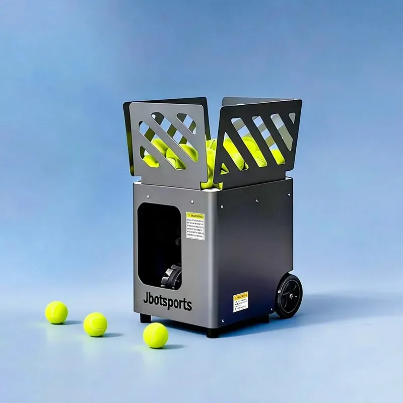 Automatic Tennis Balls Machine Adjustable Tennis Throwing Machine Large Capacity Serve Machines Portable Sports Equipments
