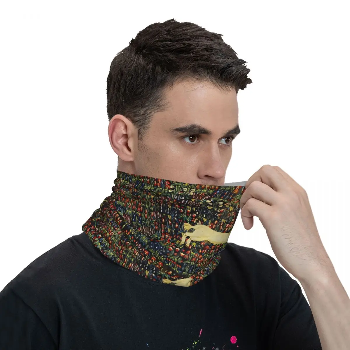 Balaclava impressa UNICORN para homens, polainas de pescoço, lenço, multifuncional, ciclismo, corrida, bandana, adultos