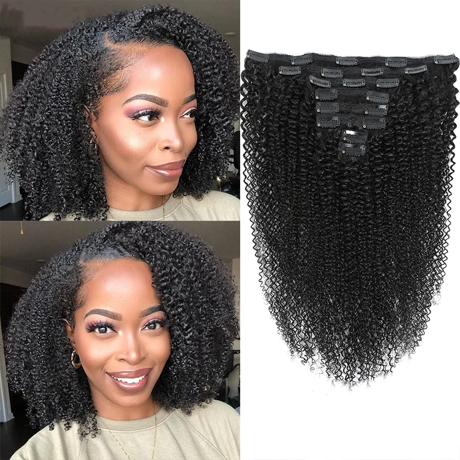 Extensión de Cabello Clip-In 4B4C: La Mejor Opción para un Cabello Afro Kinky Natural y Sin Esfuerzo
