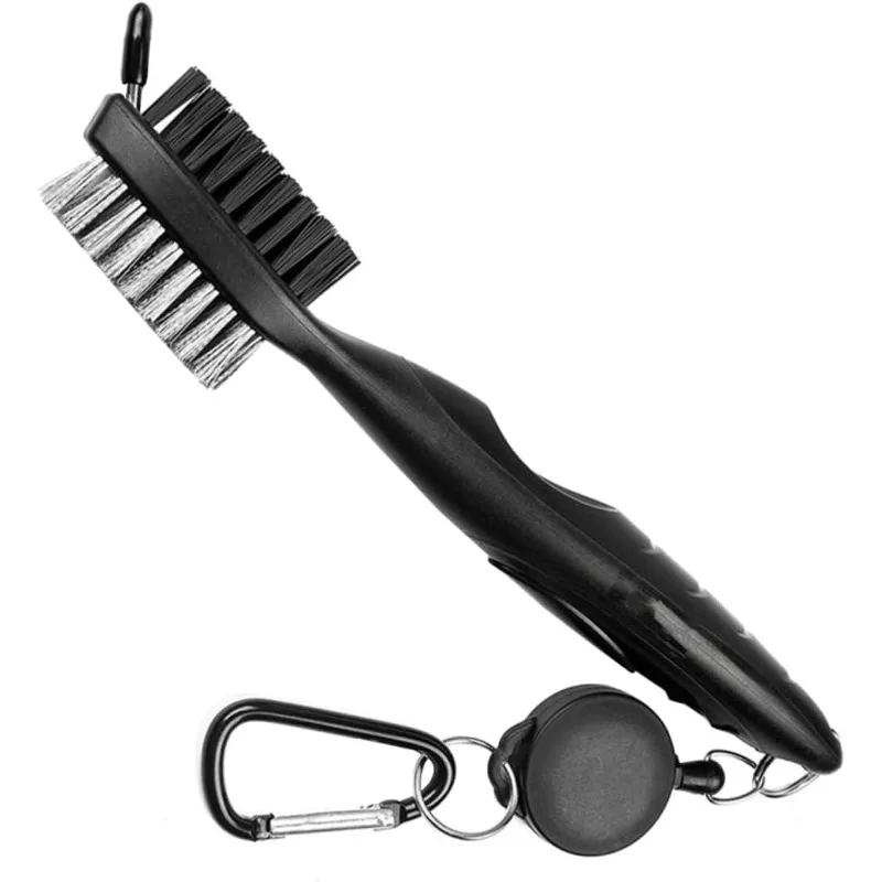 

Щетка для чистки гольф-клюшек, щетка для чистки канавок гольф-клюшек, двусторонняя, для гольф-паттеров и веджей, эффективный инструмент для чистки мячей для гольфа