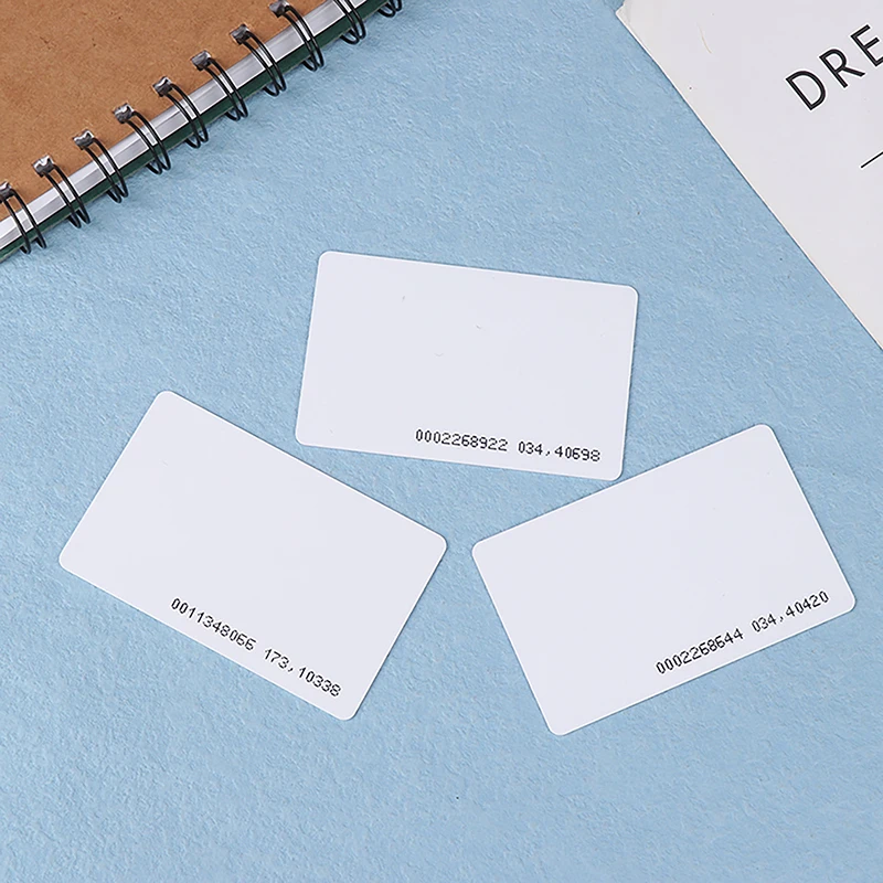 10pcs TK4100 125kHz RFID Cards Proximity ID Cards Token Tag Key Card For Access Control System And Attendance Cards