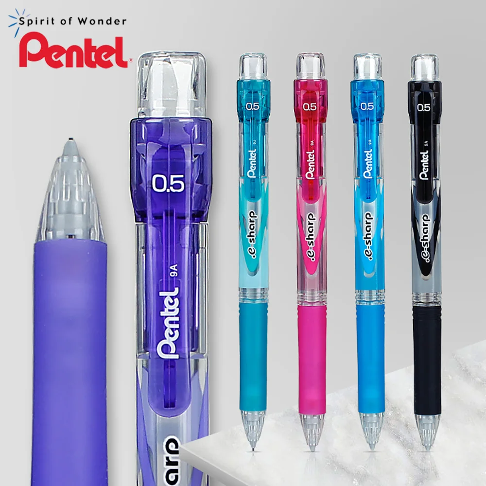 

Japan Pentel E-sharp Mechanical Pencil 0.5mm Not Easy To Break The Core Movable Pencil Drawing Hand-painted Design Stationery