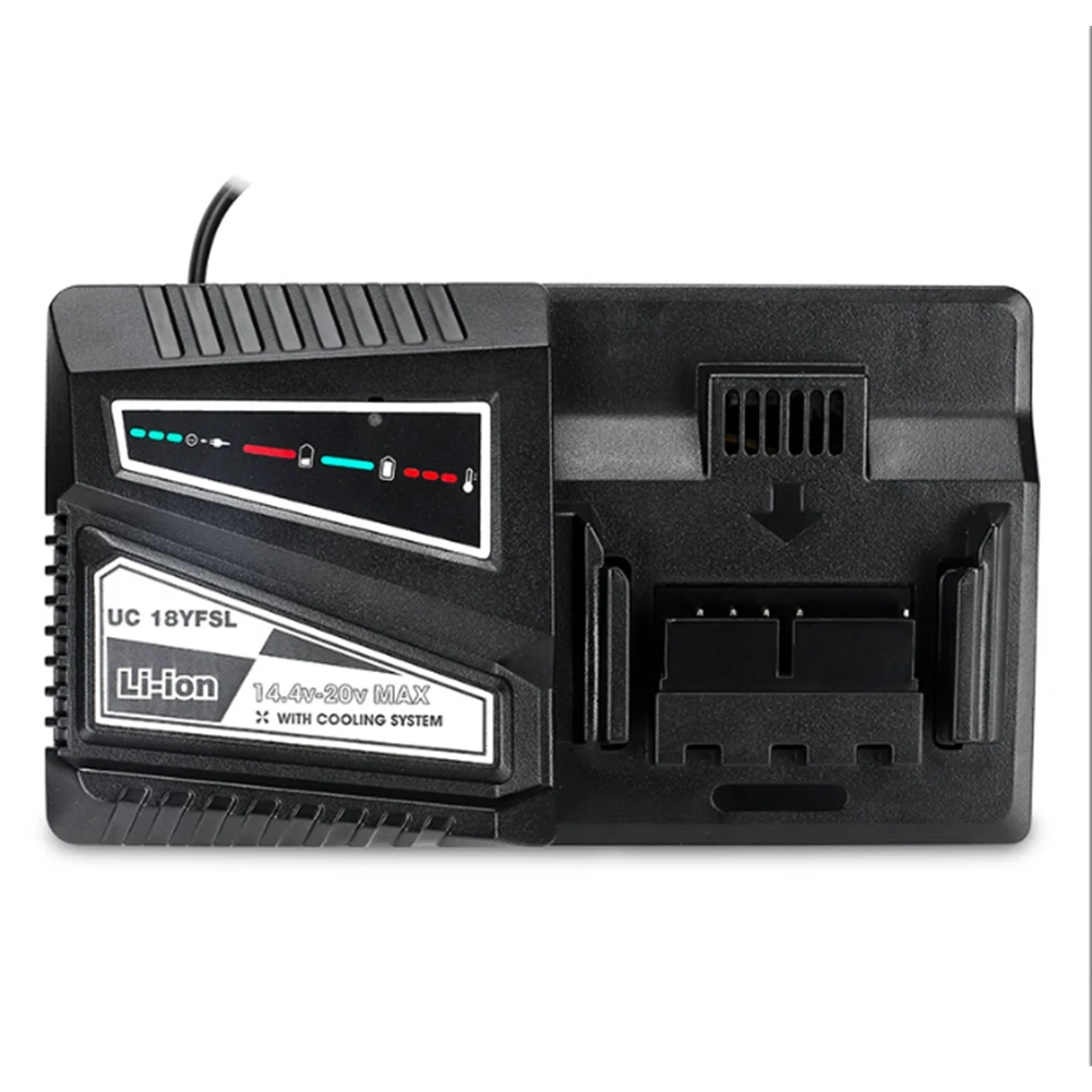 ~！【Best Seller】Fast Charging 14.4 18V 20V 4.5A Lithium Battery Charger for Li- Battery BSL1415 BSL1420 BSL1430 EU PLUG