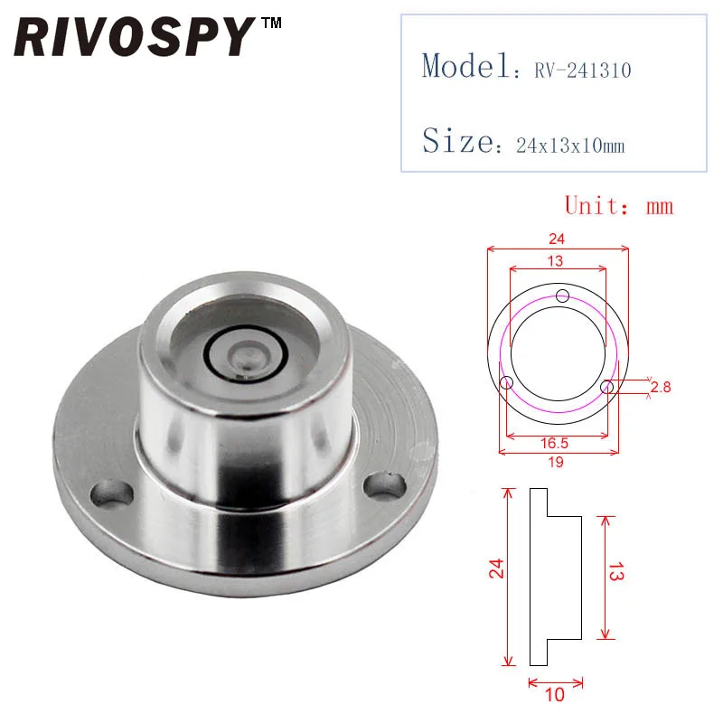 Mini Level Bubble Diameter 20mm-26mm With Installation Holes Horizontal Nivel Burbuja Leveler Tool 1PCS