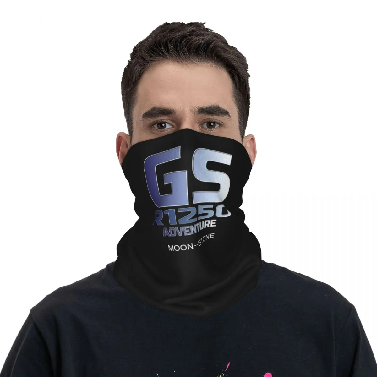 Adventure R1250 GS Bandana Neck Gaiter Printed Motor Motorcycle Balaclavas Mask Scarf Cycling Hiking for Men Women Adult