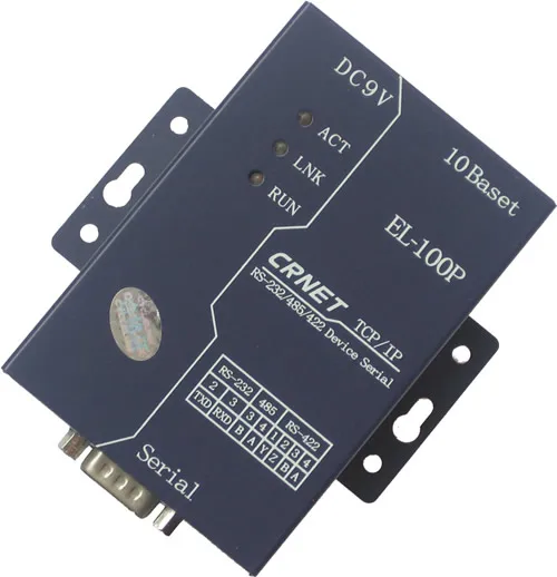 CRNET EL-100W Serial Communication Server RS232 Serial Port to Ethernet RS485 Network Port