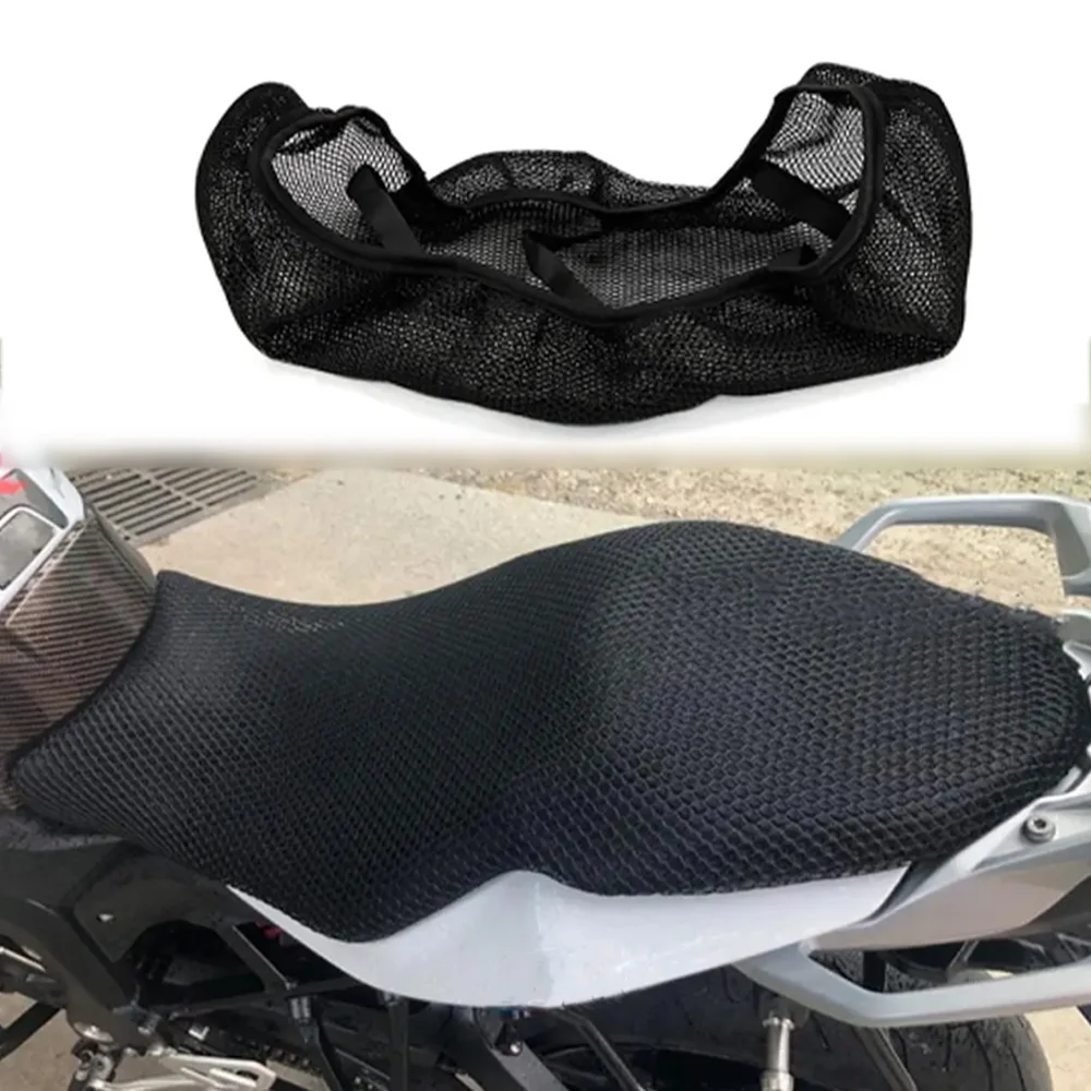 Számára BMW S1000XR 2020-2023 Nylon 3D fedezze Motorbicikli Ülés fedezze termikus Szigetelés Birkózószőnyeg 3D hifi Ülés fedezze