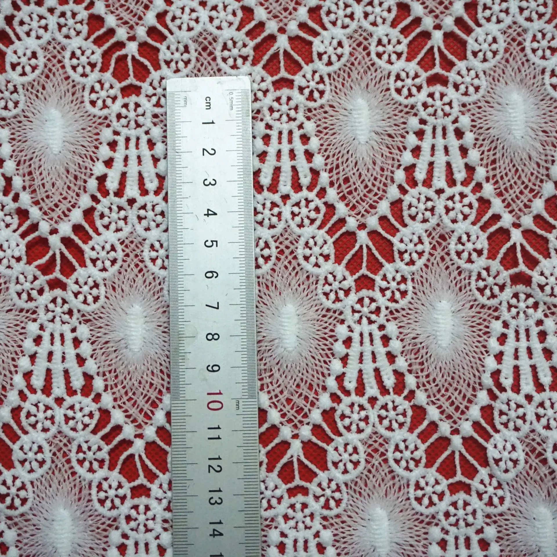 White Milk Silk Tulle Embroidery Lace Fabric Net Lace Fabric for Woman Party Dress DIY Apparel Sewing Supplies