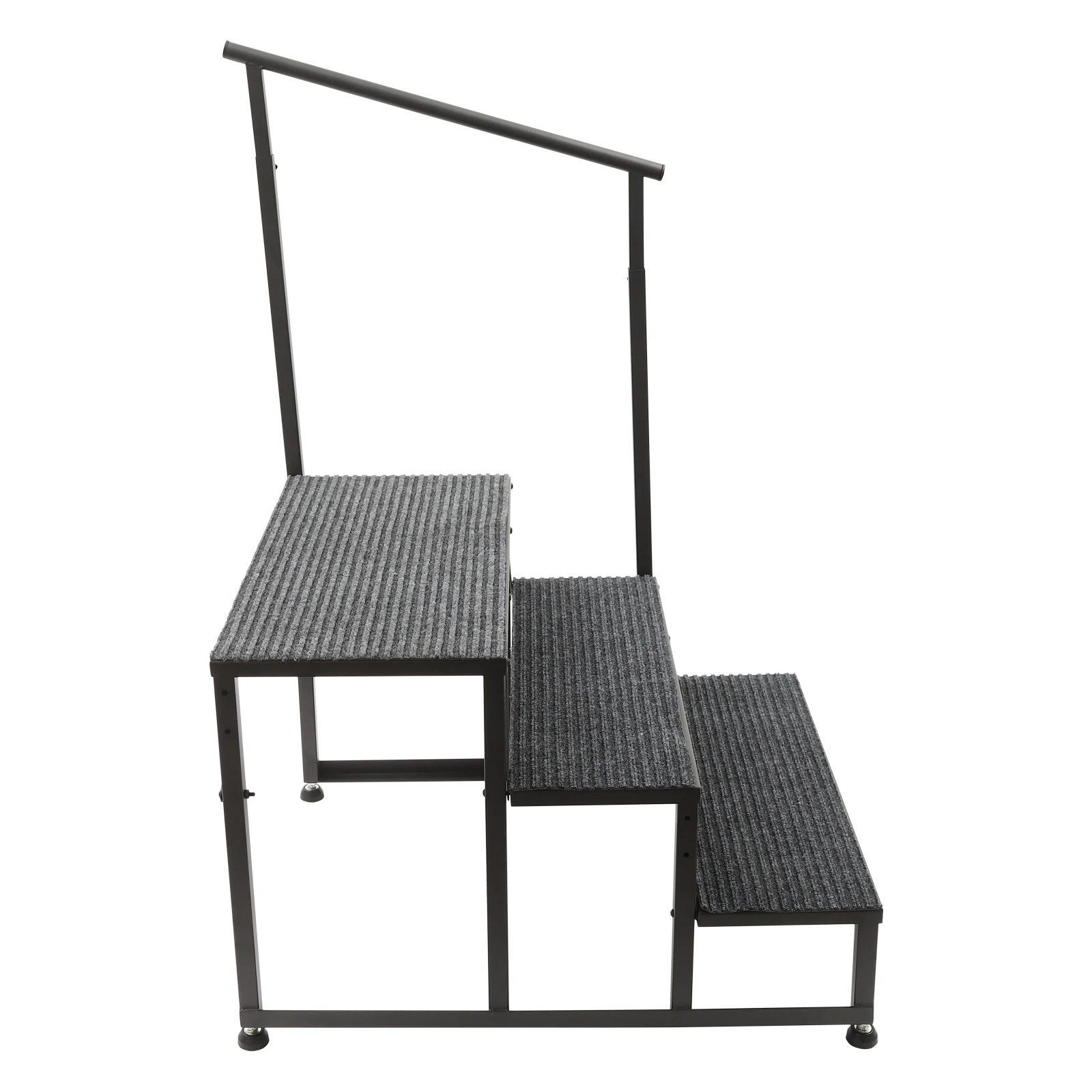 Durable RV Stairs Handrails Ladder with High-Quality Steel, 450 lbs Load Capacity, Electrostatic Spraying for Rust Protection –